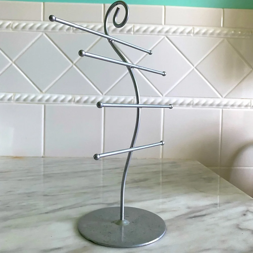 Silver Jewelry Stand